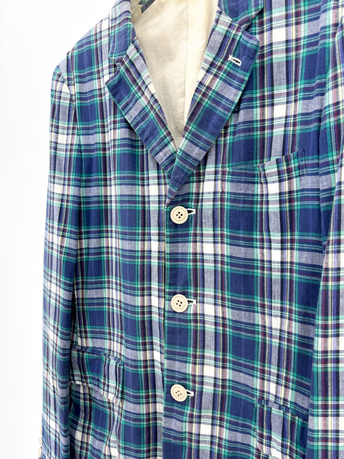 꼼데가르송 옴므 플러스 AD2007 체크 블레이저 자켓 상품이미지6