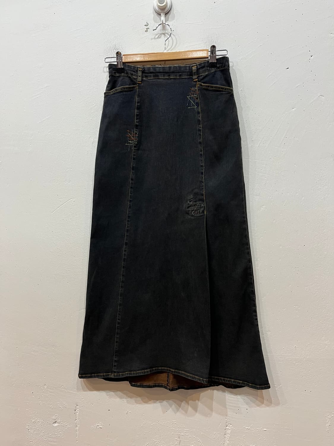 CA CEST CA JPN 스티치 롱스커트 치마  상품이미지1