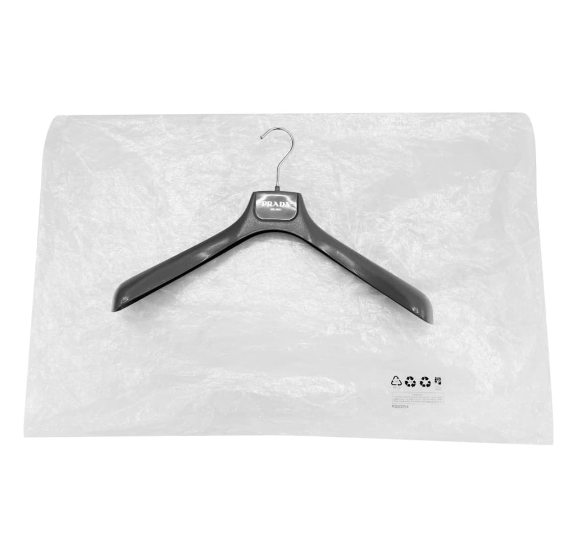 [M] 프라다 자수로고 울 캐시미어 니트 다운 후드 패딩 자켓 화이트 상품이미지10