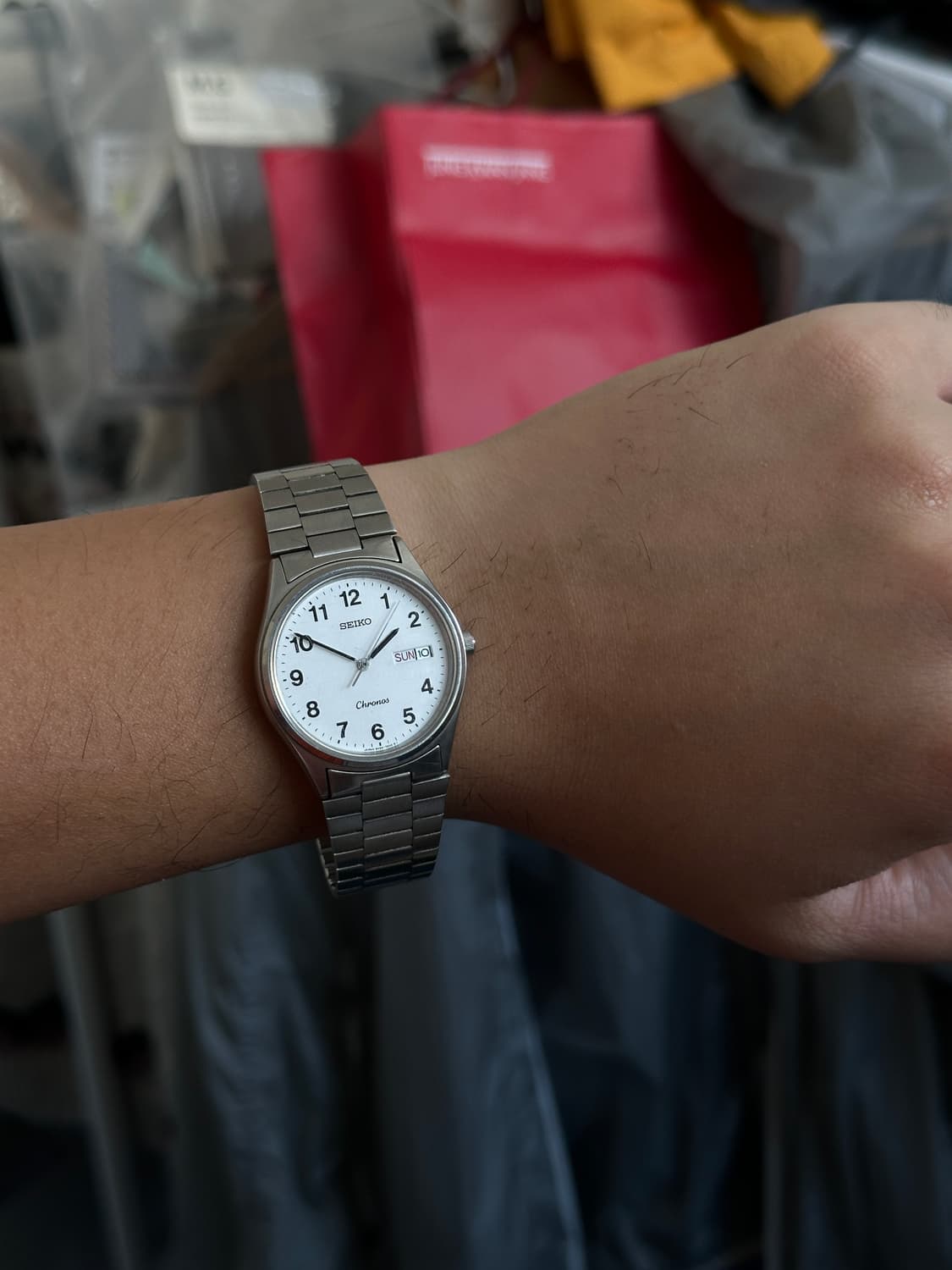 Seiko Vintage 세이코 크로노스 데이데이트 시계 상품이미지9