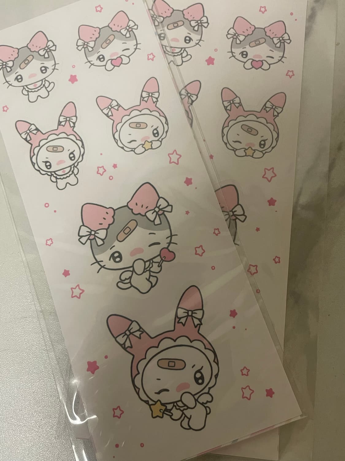 로즈멜리클럽 소라 하나 고전 빈티지 라떼히메갸루 스티커 굿즈 인형 핀터 상품이미지4