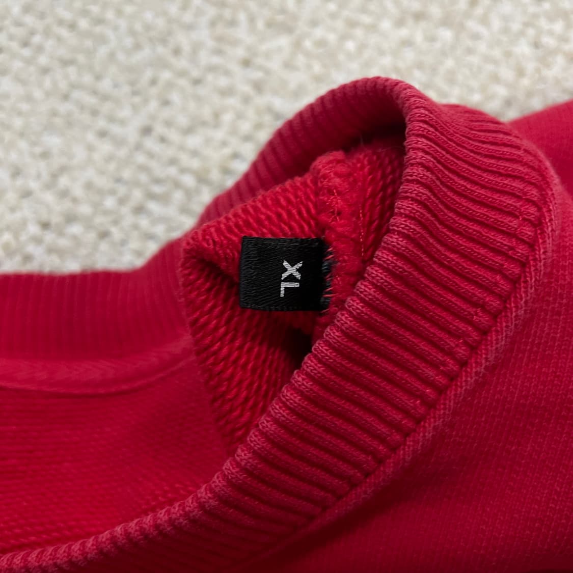 아미 Ami 20fw 빅 하트 크루넥 맨투맨 레드 상품이미지4