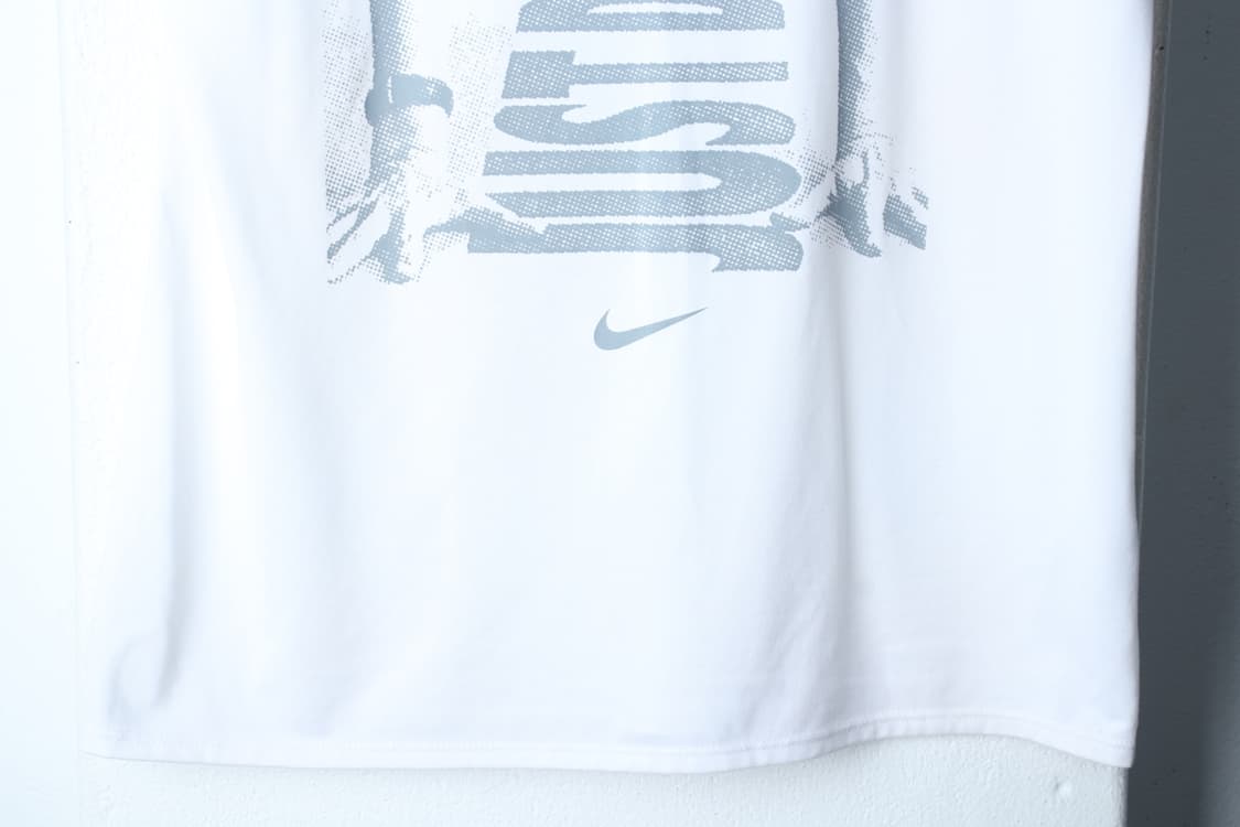 W(L-XL) 나이키 반팔 티셔츠 기능성 브이넥 화이트-H31042 상품이미지4