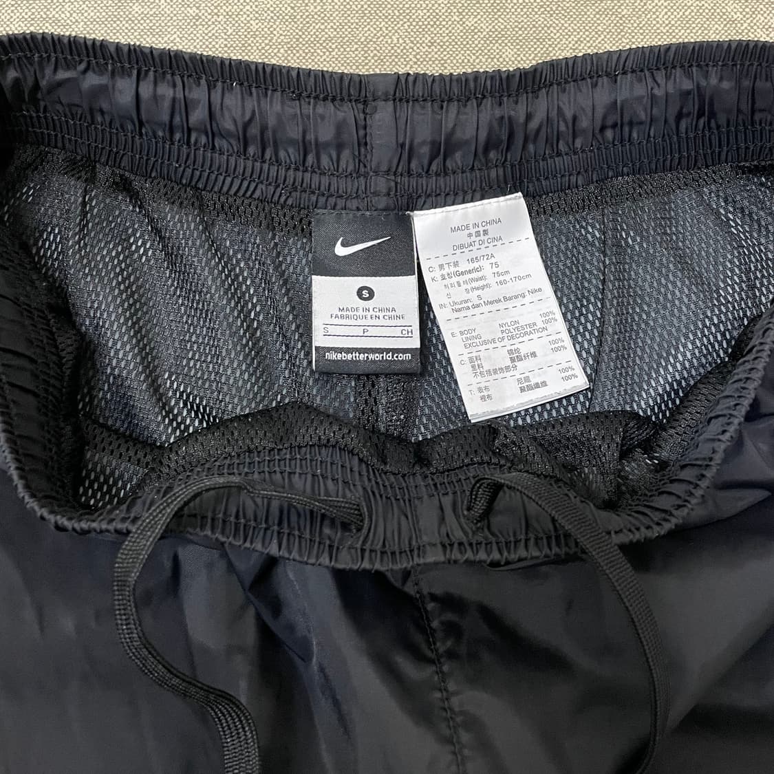[택포] 나이키 트레이닝복 바지 트랙팬츠 블랙 S 상품이미지4