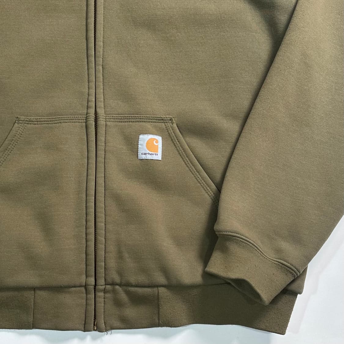 칼하트 카키 써멀 후드집업   상품이미지3