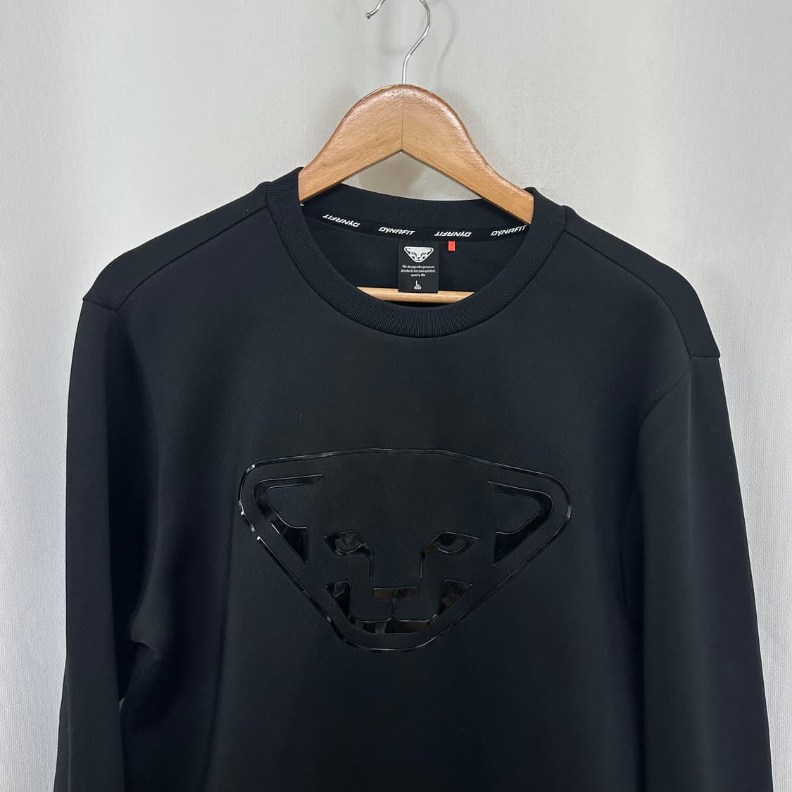 다이나핏 남자 스판 맨투맨티셔츠 검정 L 100 상품이미지3