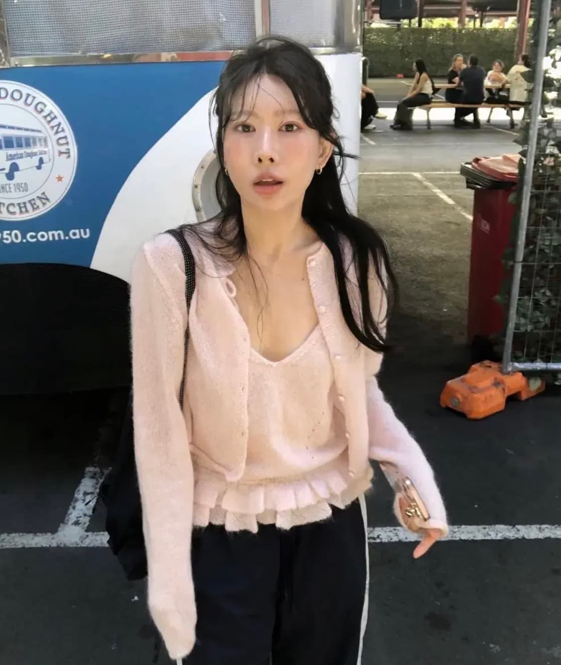 Foeto melts 가디건 세트 핑크 상품이미지1