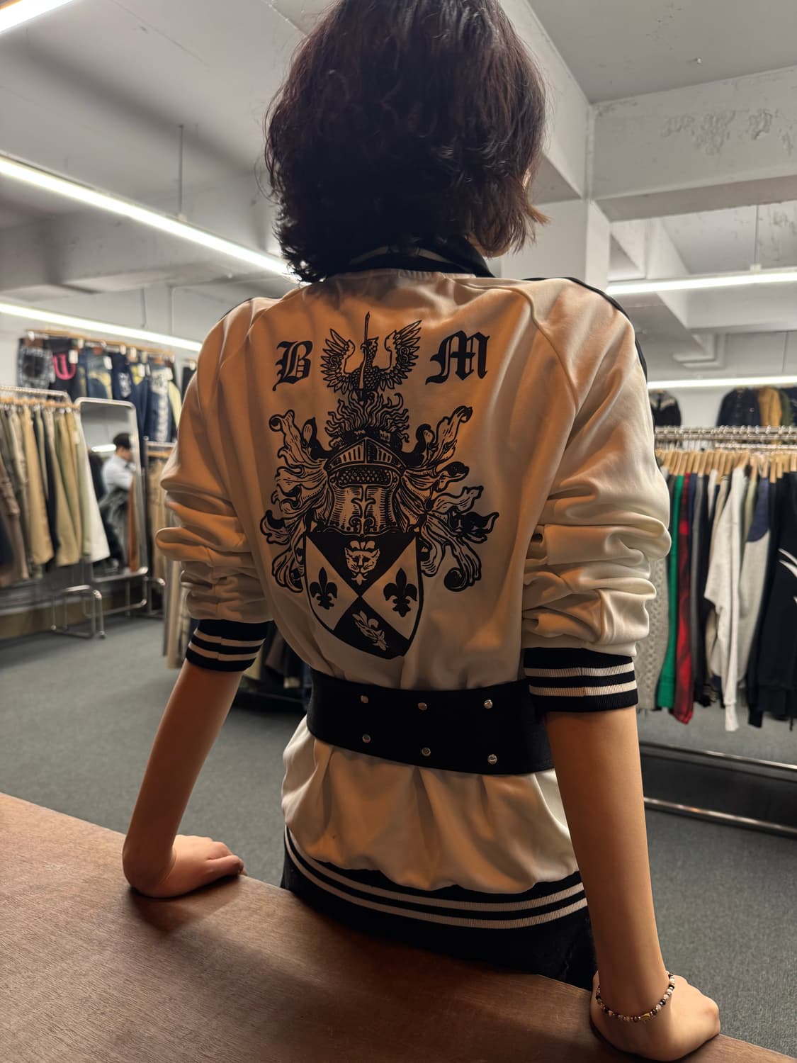 L)barcodes 빈티지 트랙탑 집업 져지 상품이미지2