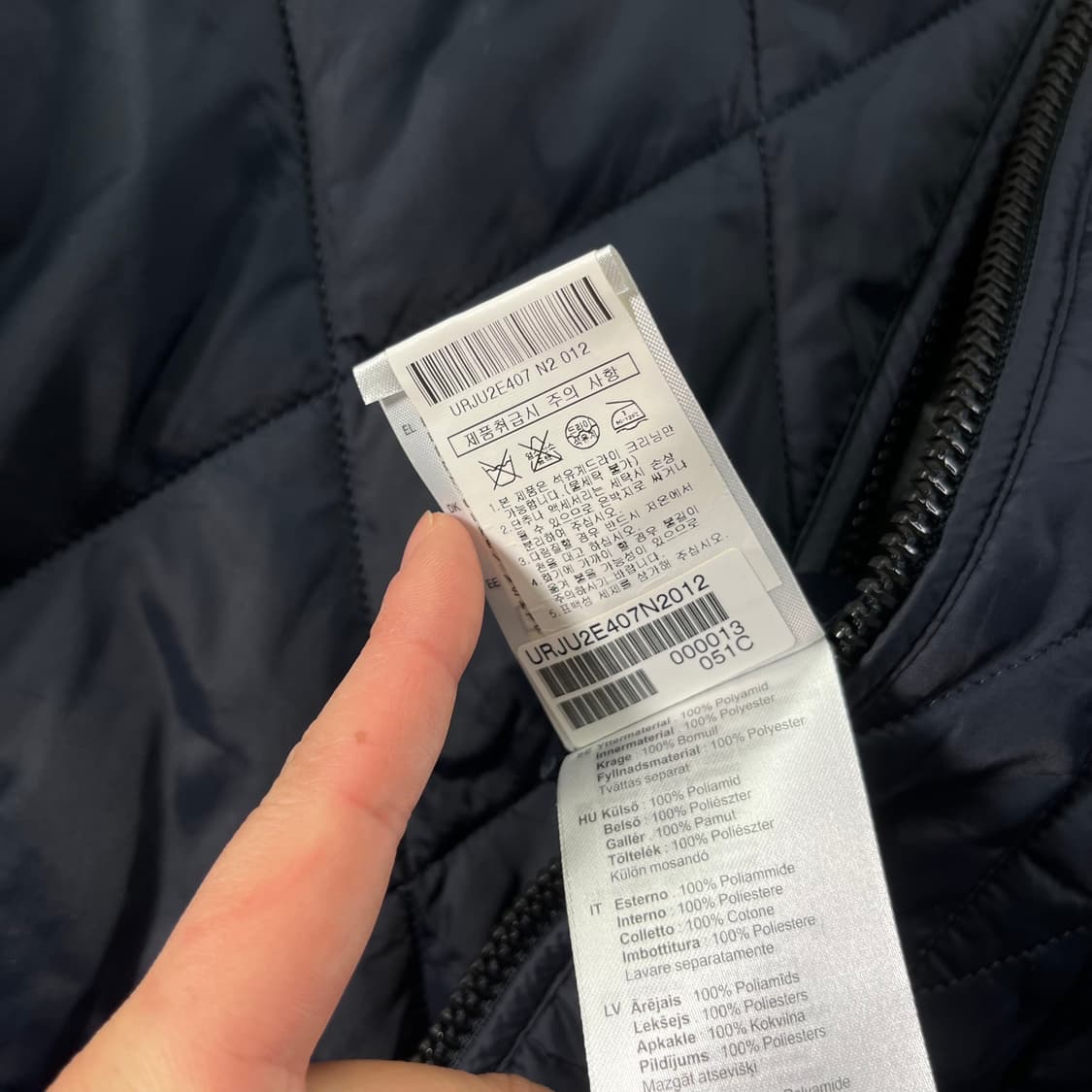 100 바버 인터네셔널 코듀로이 퀄팅 자켓 상품이미지6