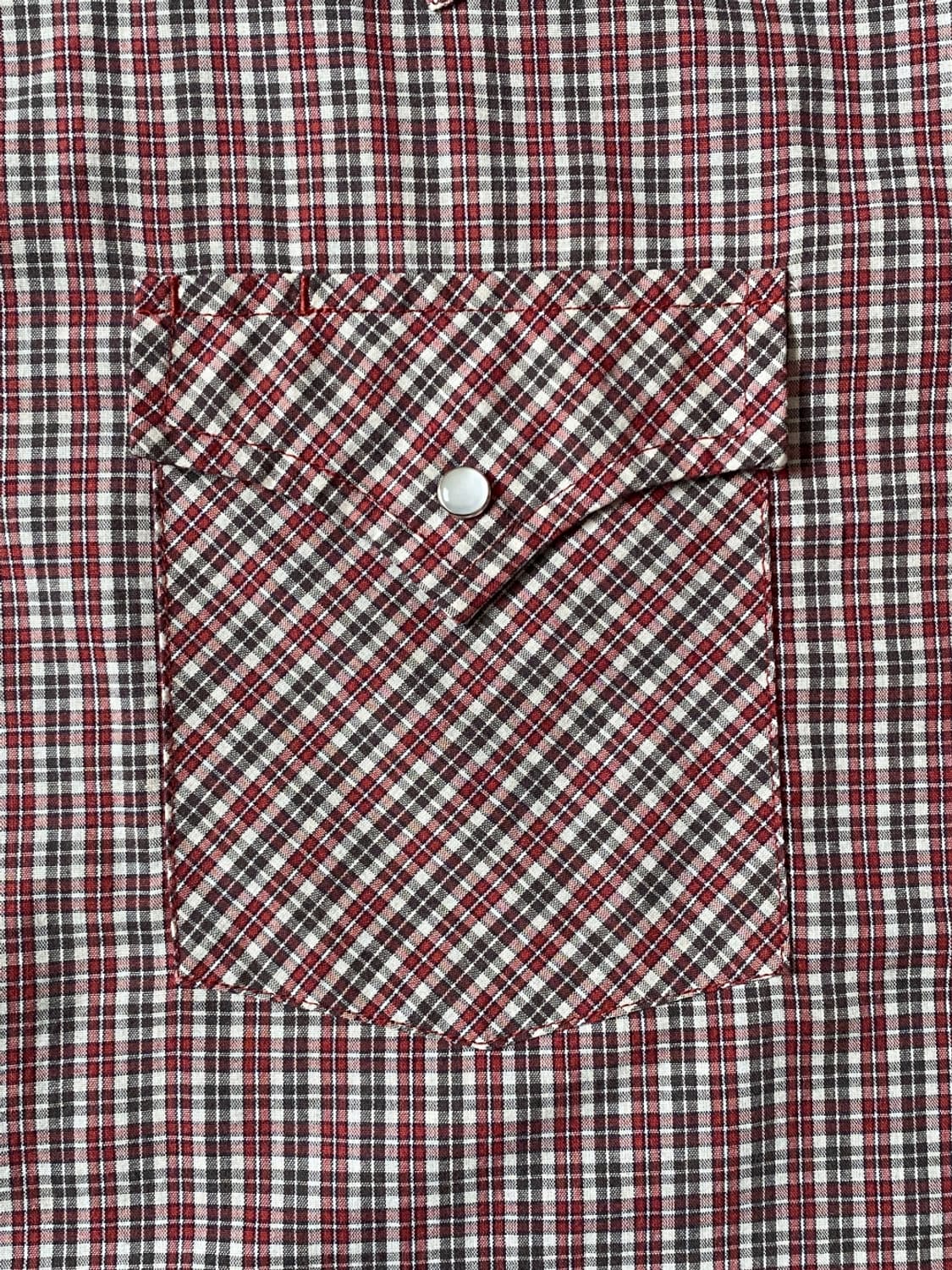 포켓 체크 셔츠 (Man XL) AB0752 상품이미지7
