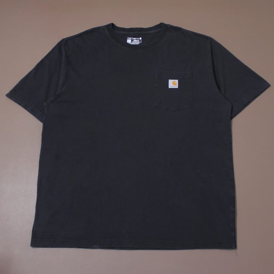 Carhartt 칼하트 원포켓 블랙 라운드 반팔 P401 상품이미지1