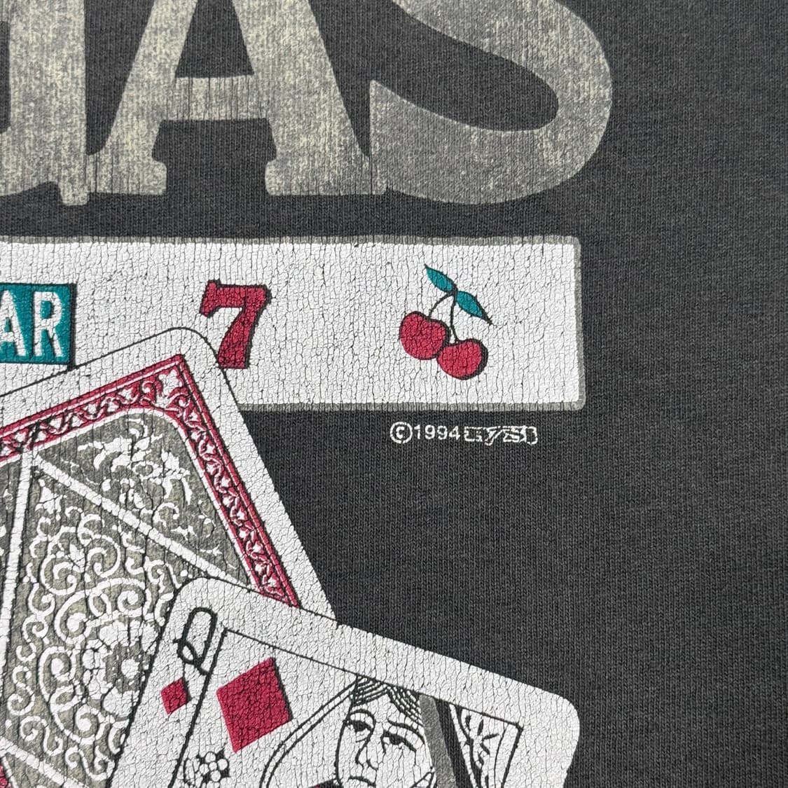 빈티지 90s 라스베가스 카지노 티셔츠 상품이미지4