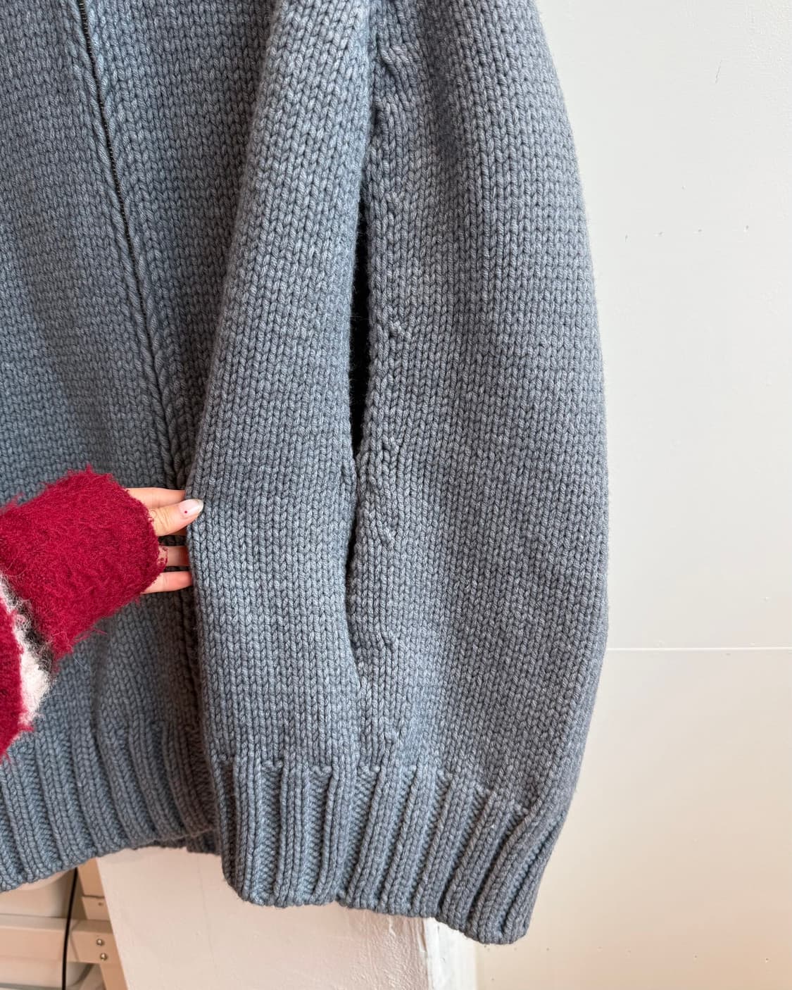 mm6 블루 라나울 케이프  상품이미지8