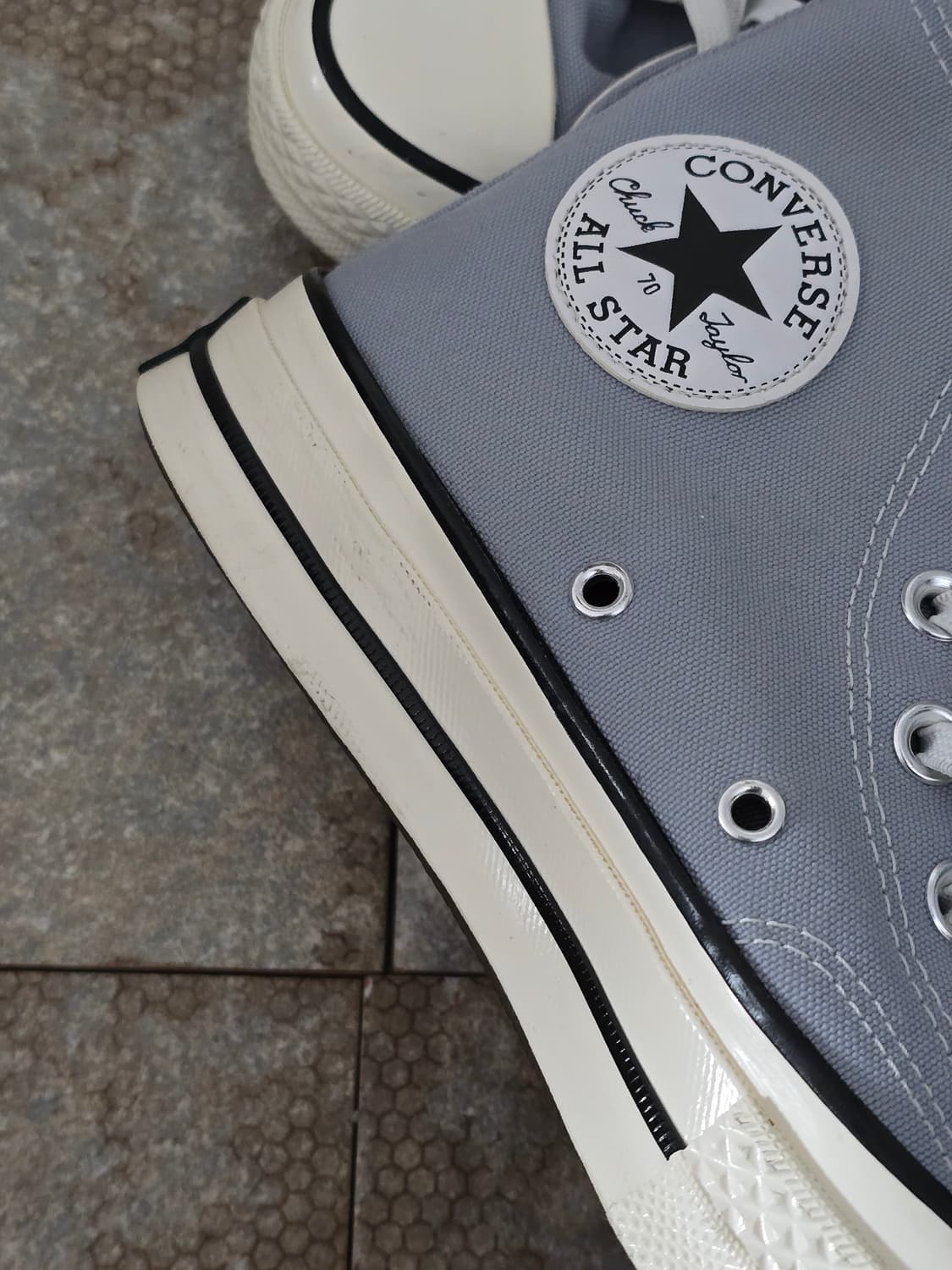 (240)컨버스 척 70 빈티지 캔버스 울프 그레이 하이  상품이미지5