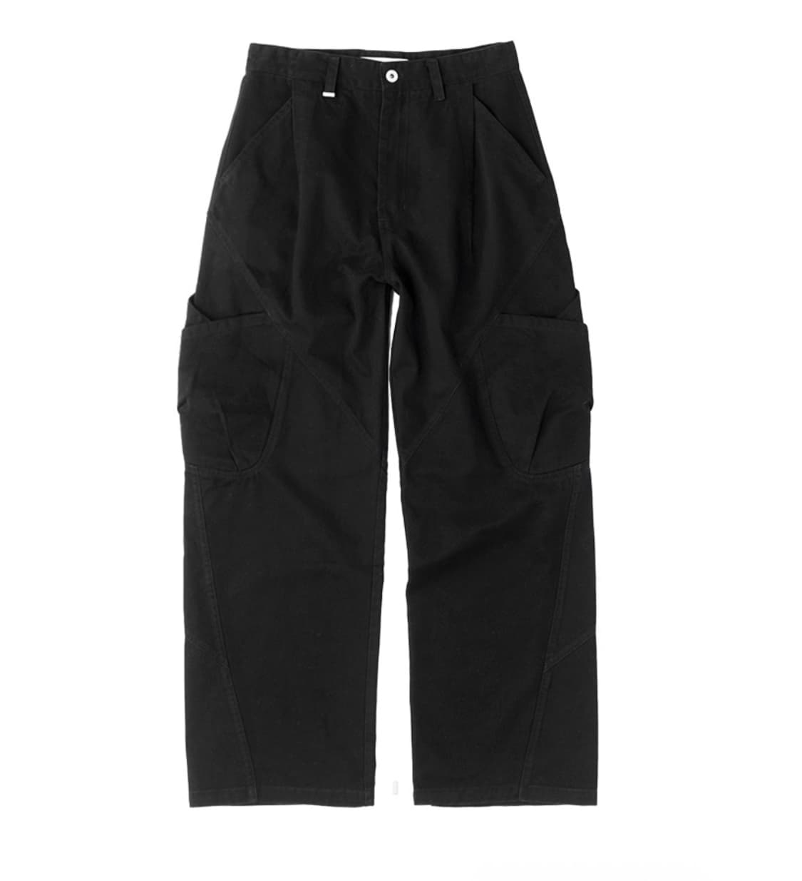 슬로우애시드 아웃 포켓 핀턱 팬츠 (블랙/M) 상품이미지3
