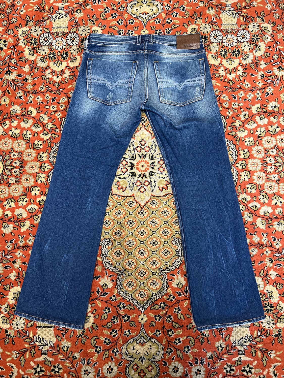 [30] DIESEL 디젤 자티니 블루 부츠컷 플레어 데님팬츠 상품이미지2