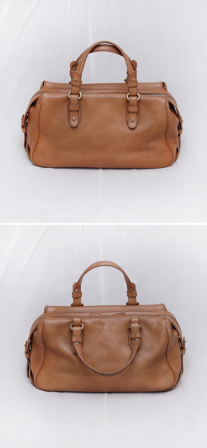 아르마니 (GA) 비텔로 바케타레더 클래식 토트.보스턴백 상품이미지2