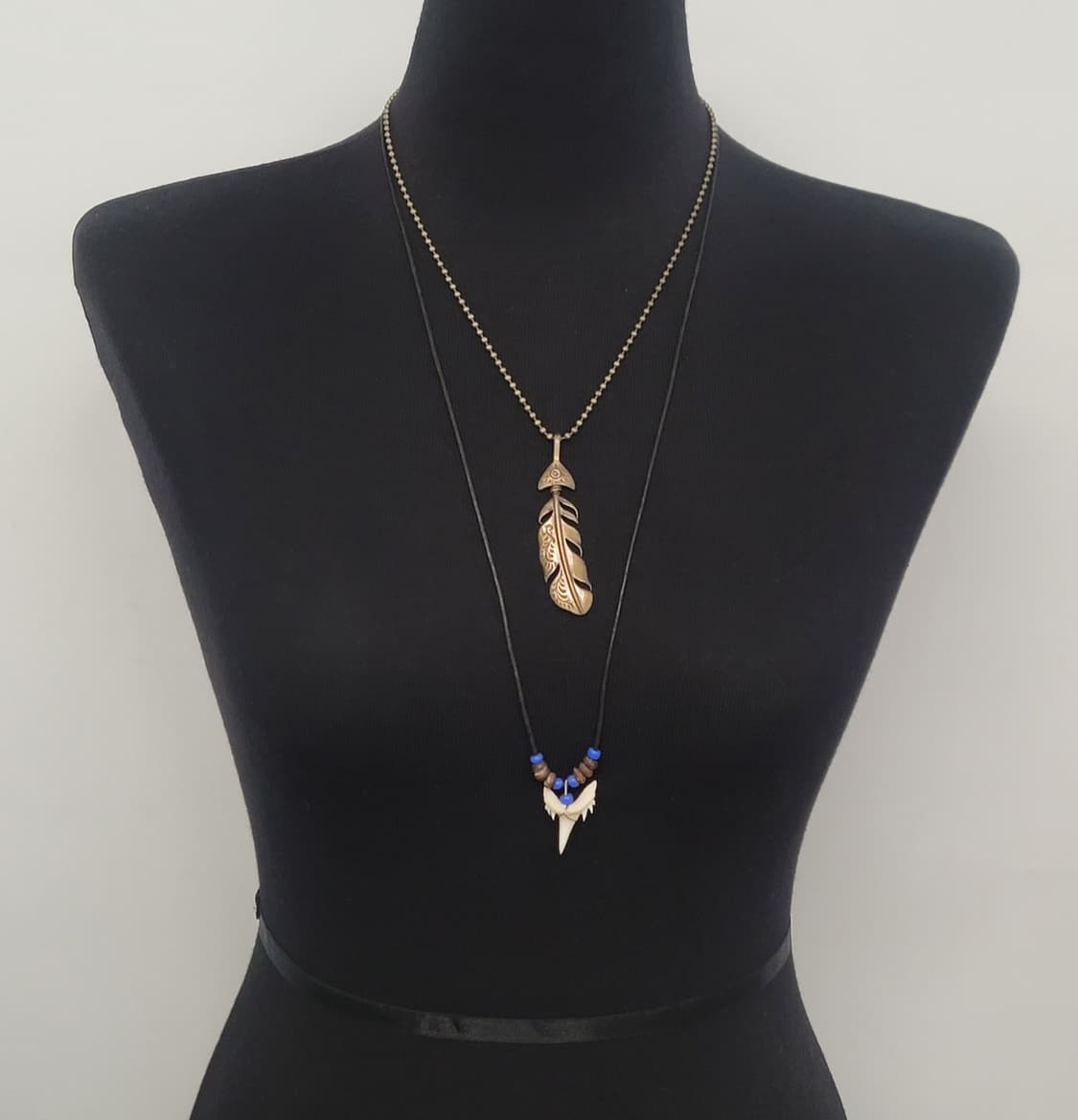 feather necklace set 상품이미지5
