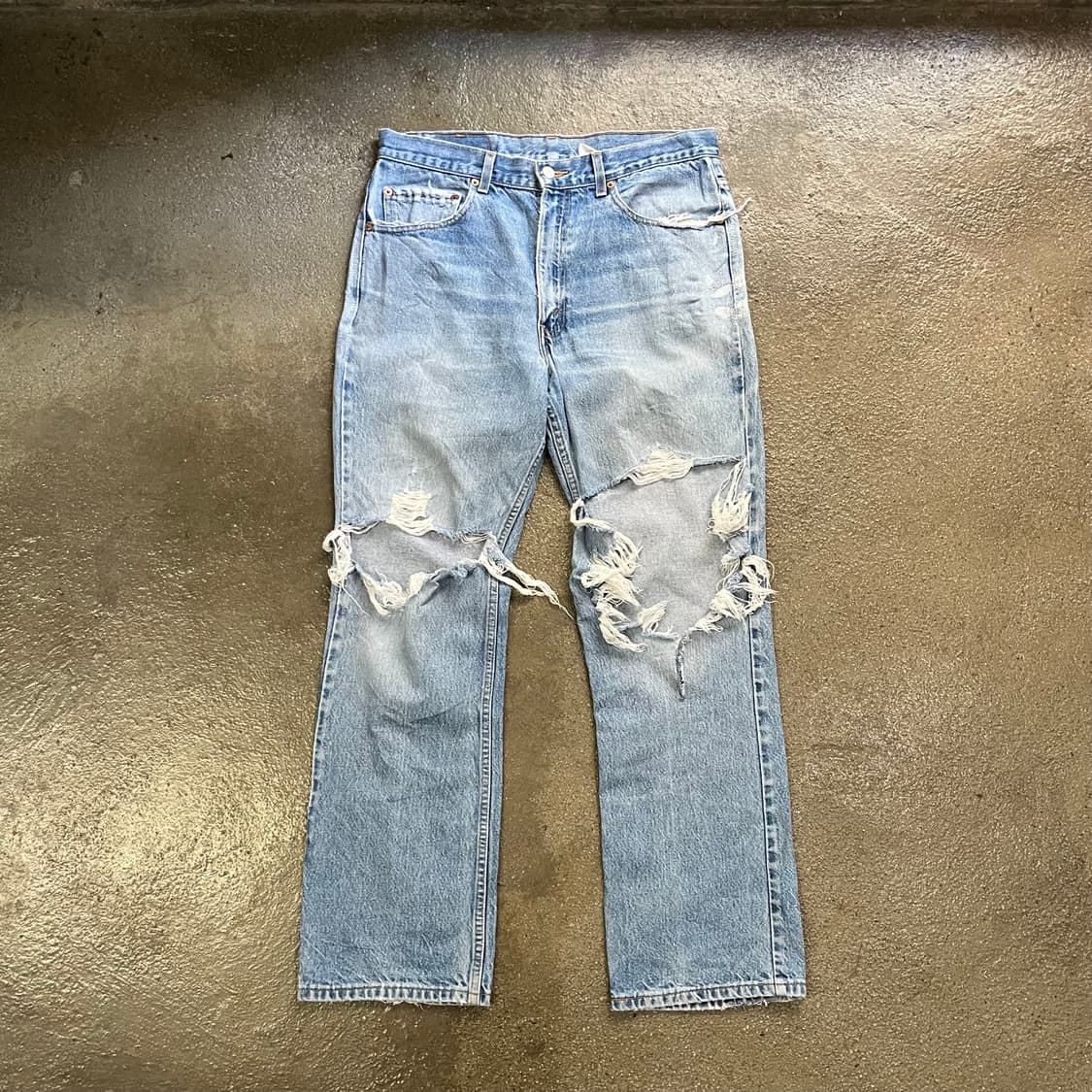90-00s Levis517 데미지 부츠컷 (34“) 상품이미지1