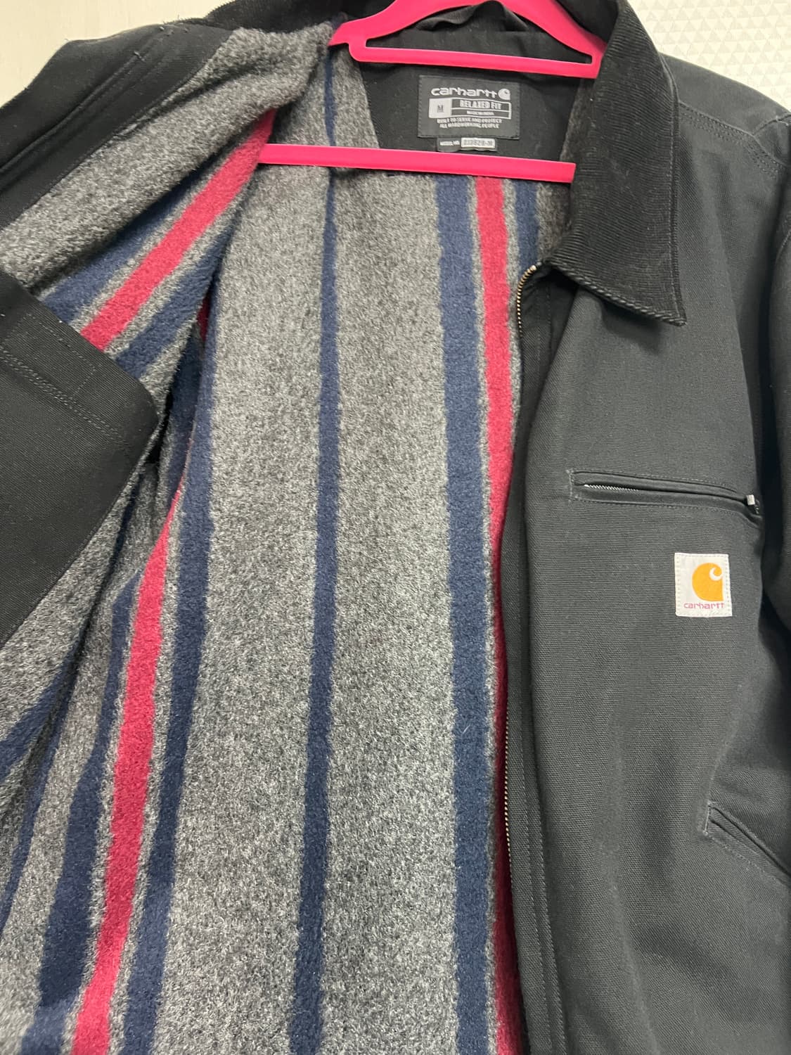 칼하트 덕 디트로이트 자켓 블랙 M 사이즈 팝니다 상품이미지3