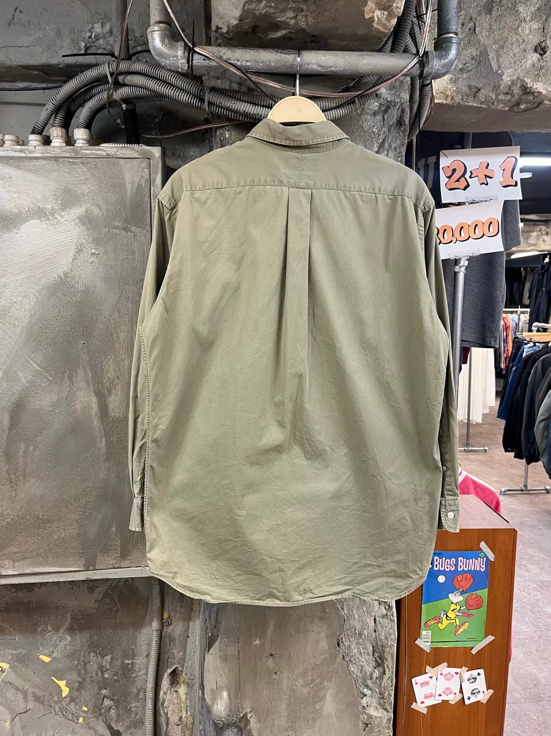 폴로 랄프로렌 셔츠 카키 M #csz4168 상품이미지2
