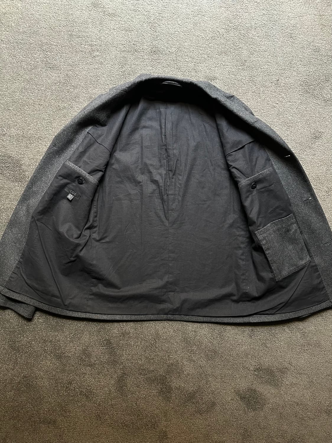 COS 코스 울 캐시미어 혼방 자켓 US 38R [L] 상품이미지3