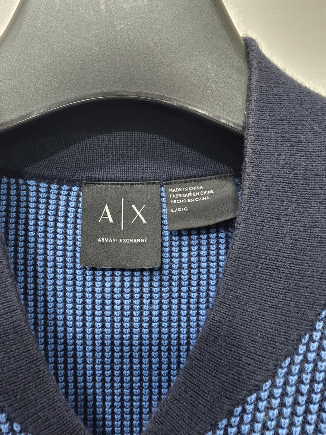 아르마니 익스체인지 니트 집업 가디건(L) 상품이미지7