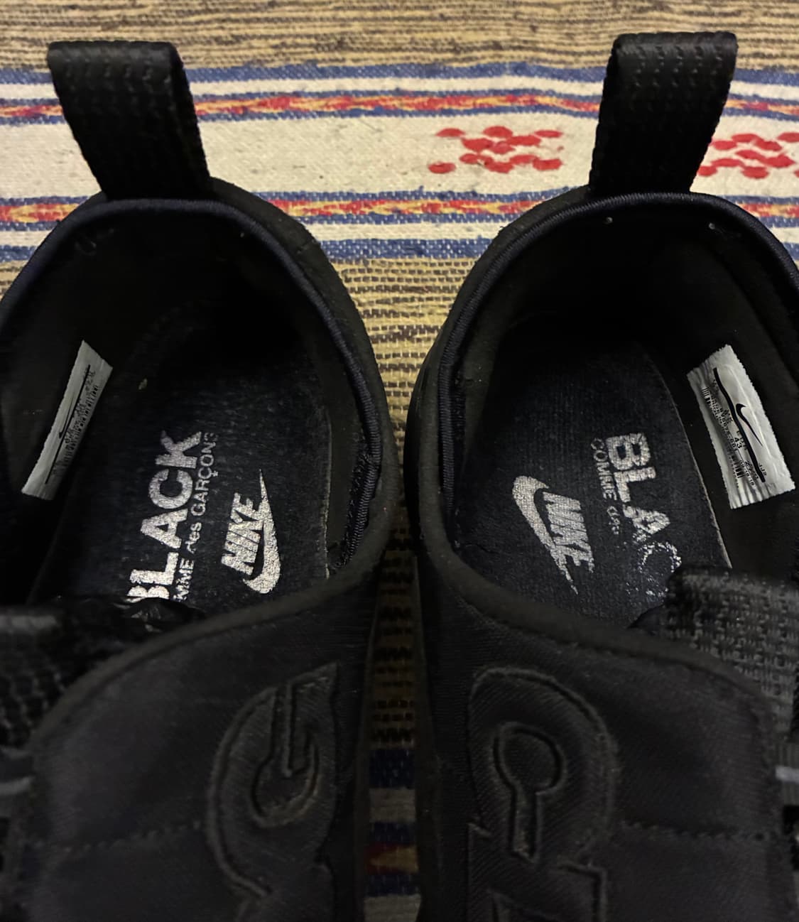 (275)꼼데가르송 x 나이키 에어 풋스케이프 NM 블랙 CDG 상품이미지8