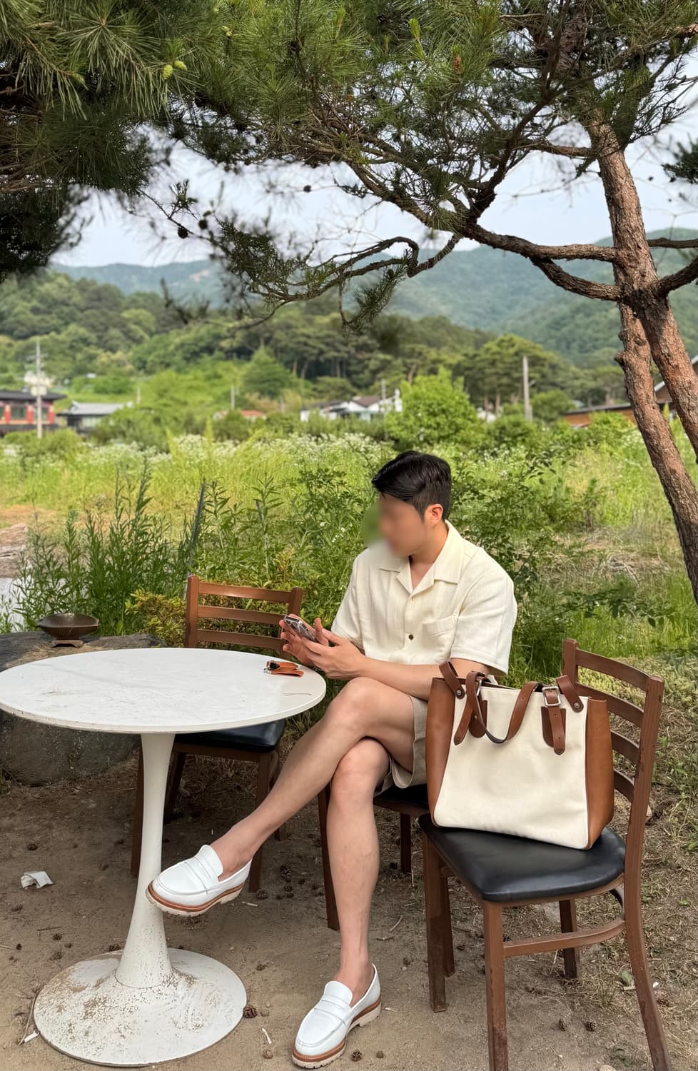 요시다포터 캔버스 레더 백 상품이미지5