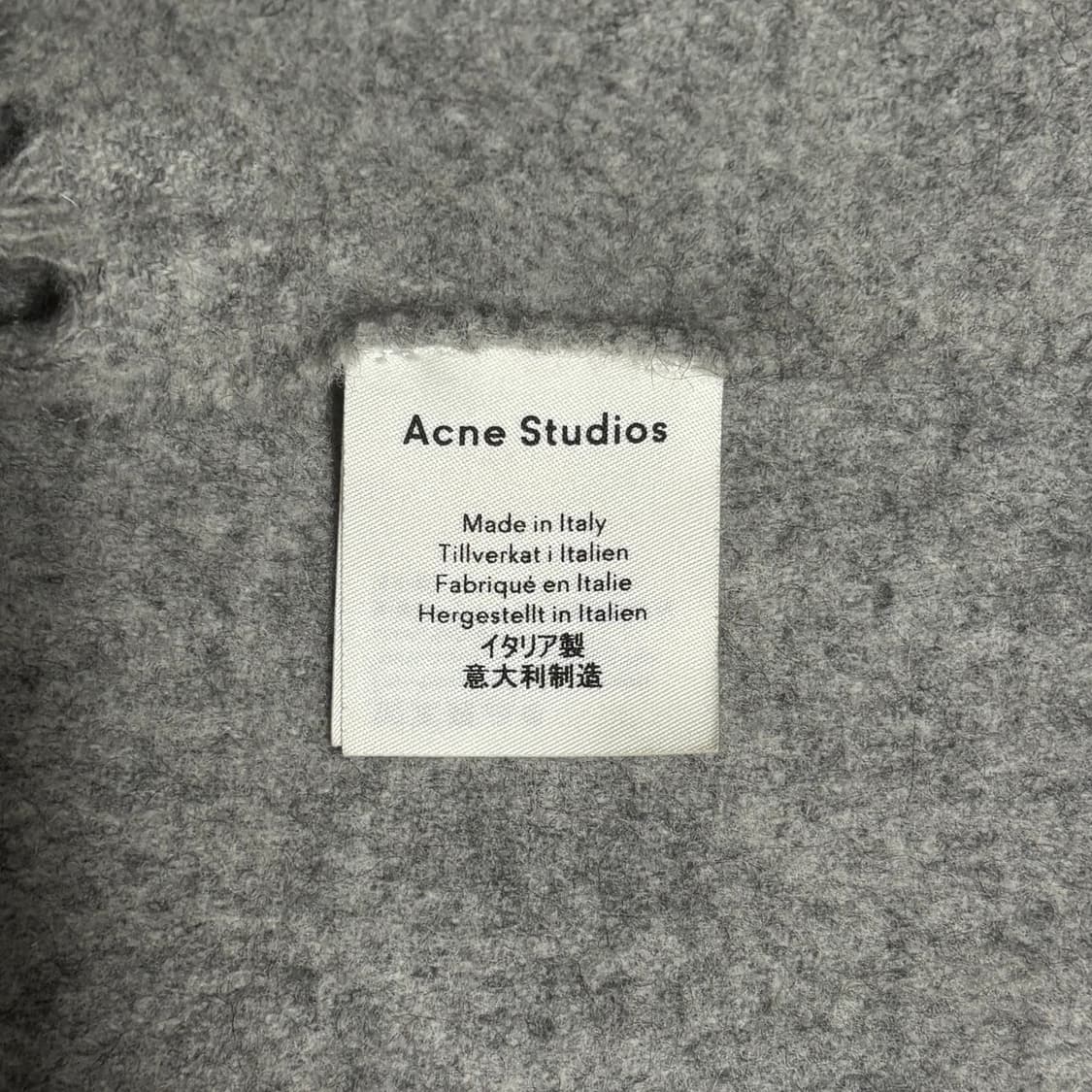 OS 아크네 스튜디오 울 그레이 머플러 상품이미지4