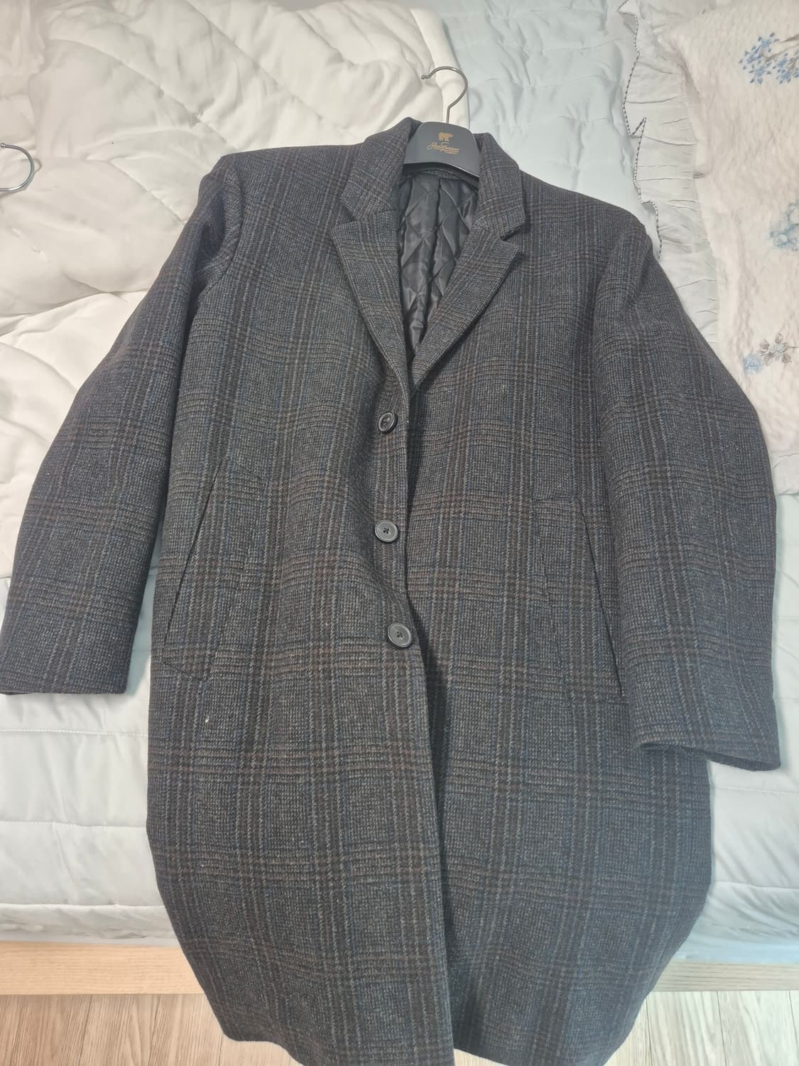 TATE 체크 코트 95 상품이미지1