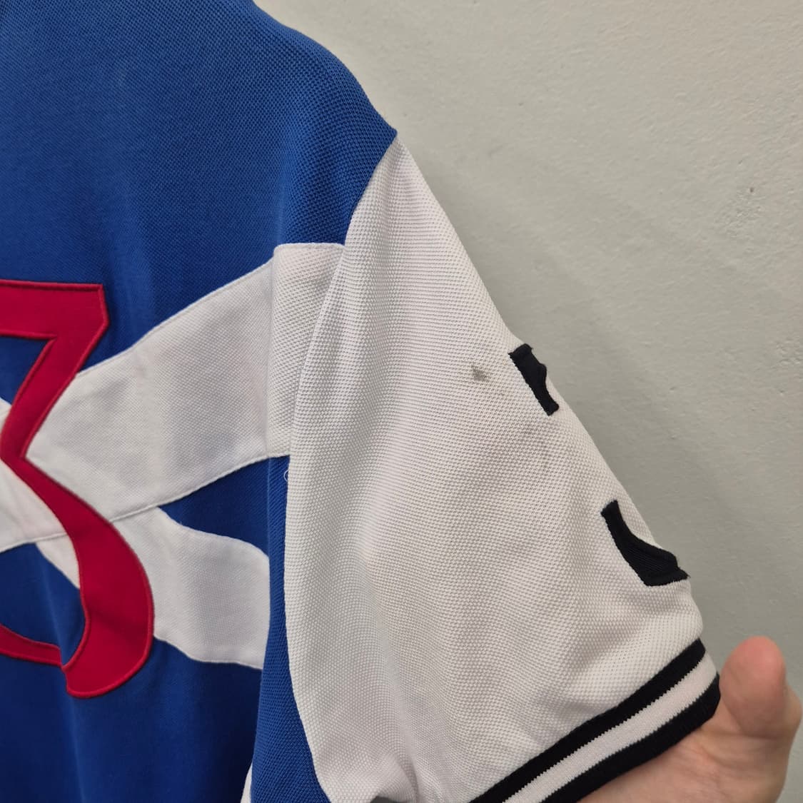 폴로 랄프로렌 치프키 블랙 워치 폴로팀 커스텀 핏 반팔 L 상품이미지4