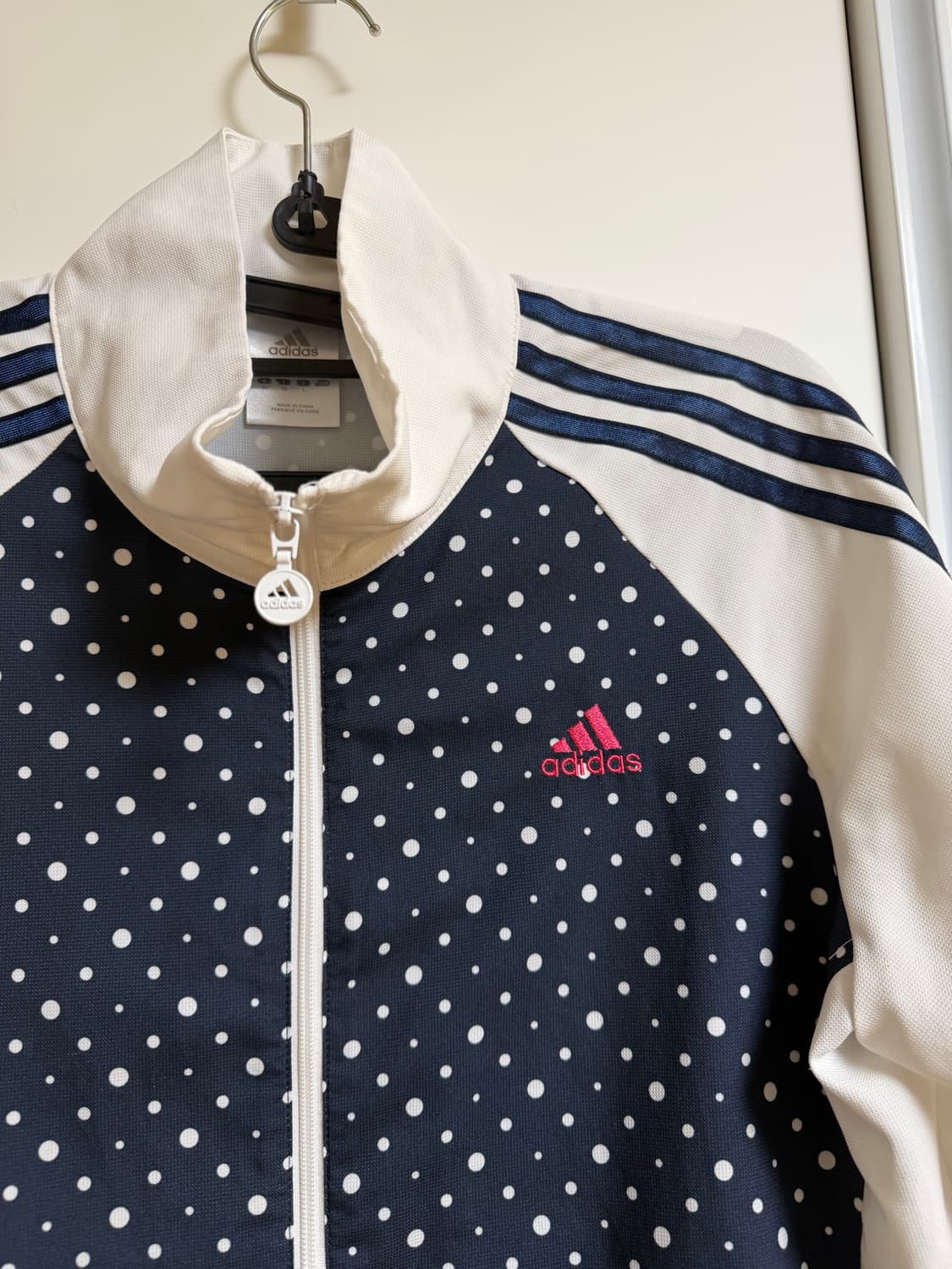키키 키야 착용 🪽 아디다스 도트 집업  상품이미지4