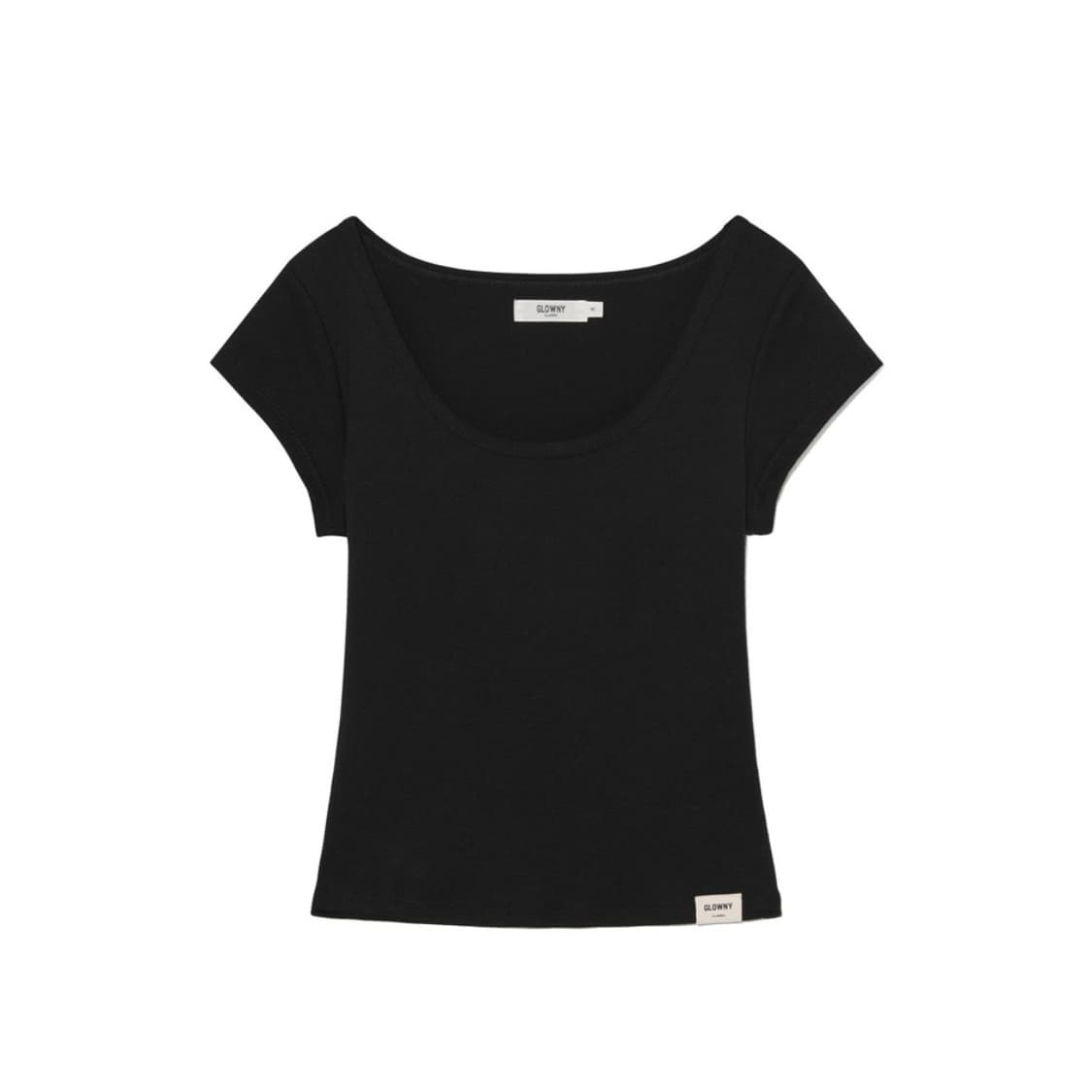 (새상품) 글로니 G DEEP SCOOP TEE 블랙 상품이미지4