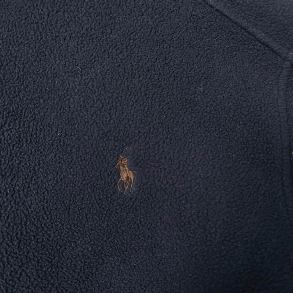 (XL) 90s 폴로 랄프로렌 네이비 플리스 집업 자켓 상품이미지4