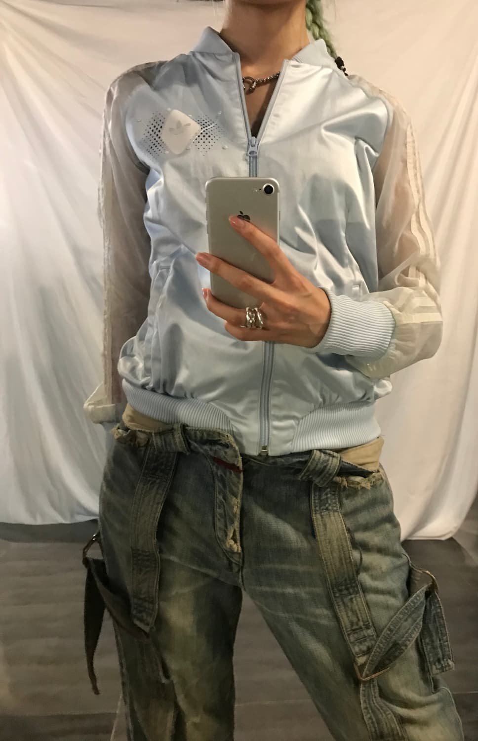 Adidas See-through zipup 상품이미지1