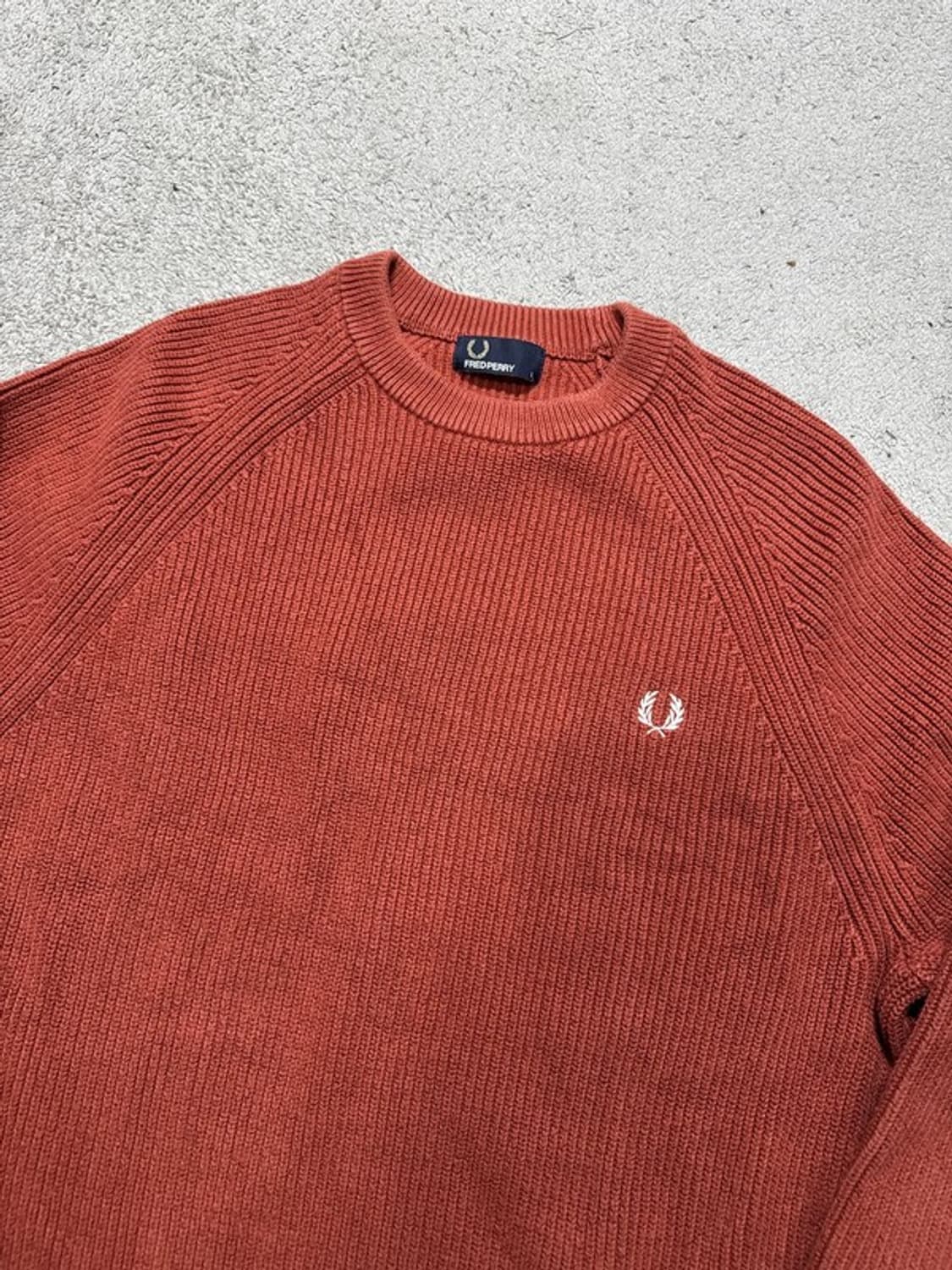 프레드페리 와플 니트 L 상품이미지2