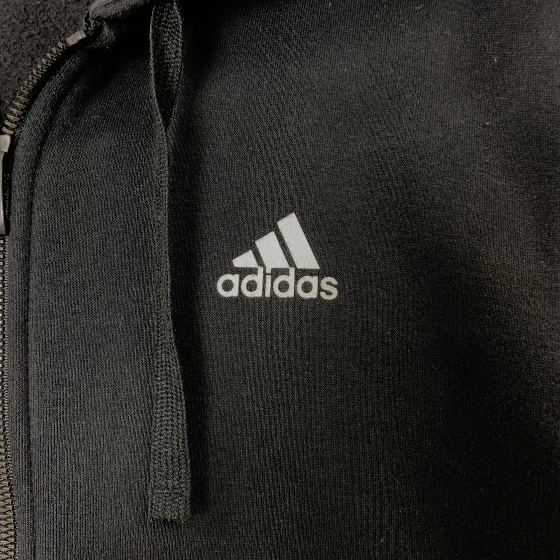 아디다스 블랙 사이드라인 후드집업 상품이미지4