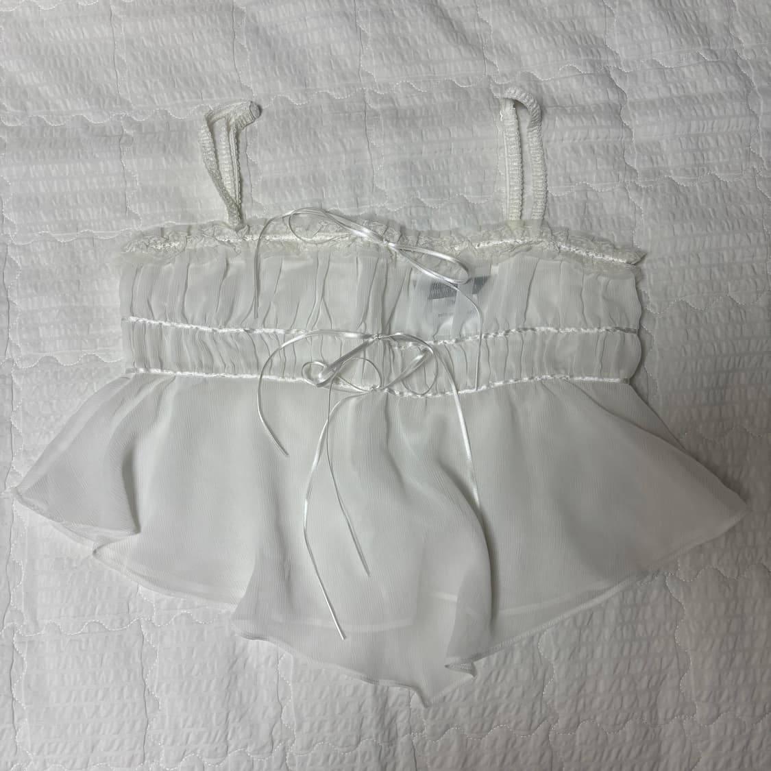 페인오어플레져 아리엘 탑 화이트 m 상품이미지2