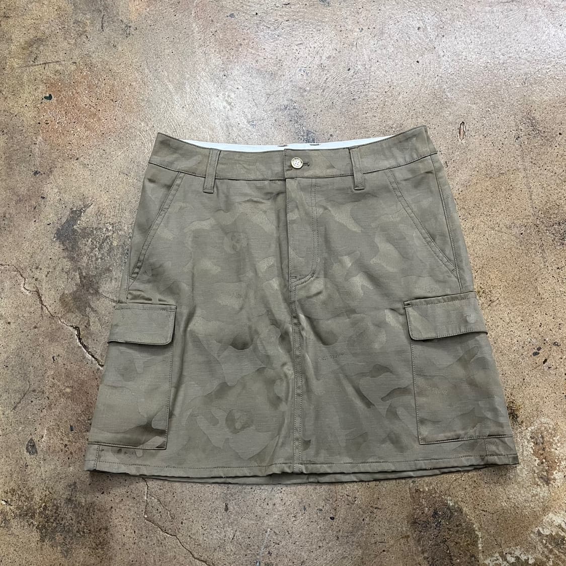 [정품/M] 마크앤로나 카모플라주 패턴 카고 미니스커트 b17 상품이미지2