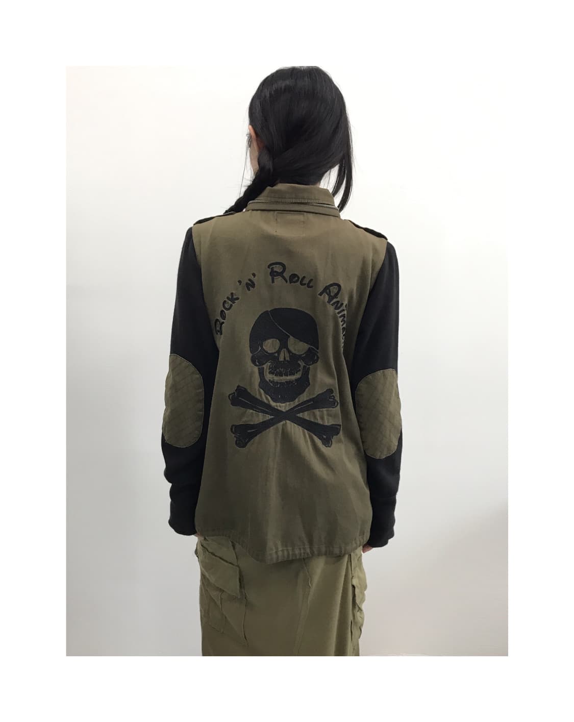 Glad News Khaki Skull militery jacket 상품이미지1