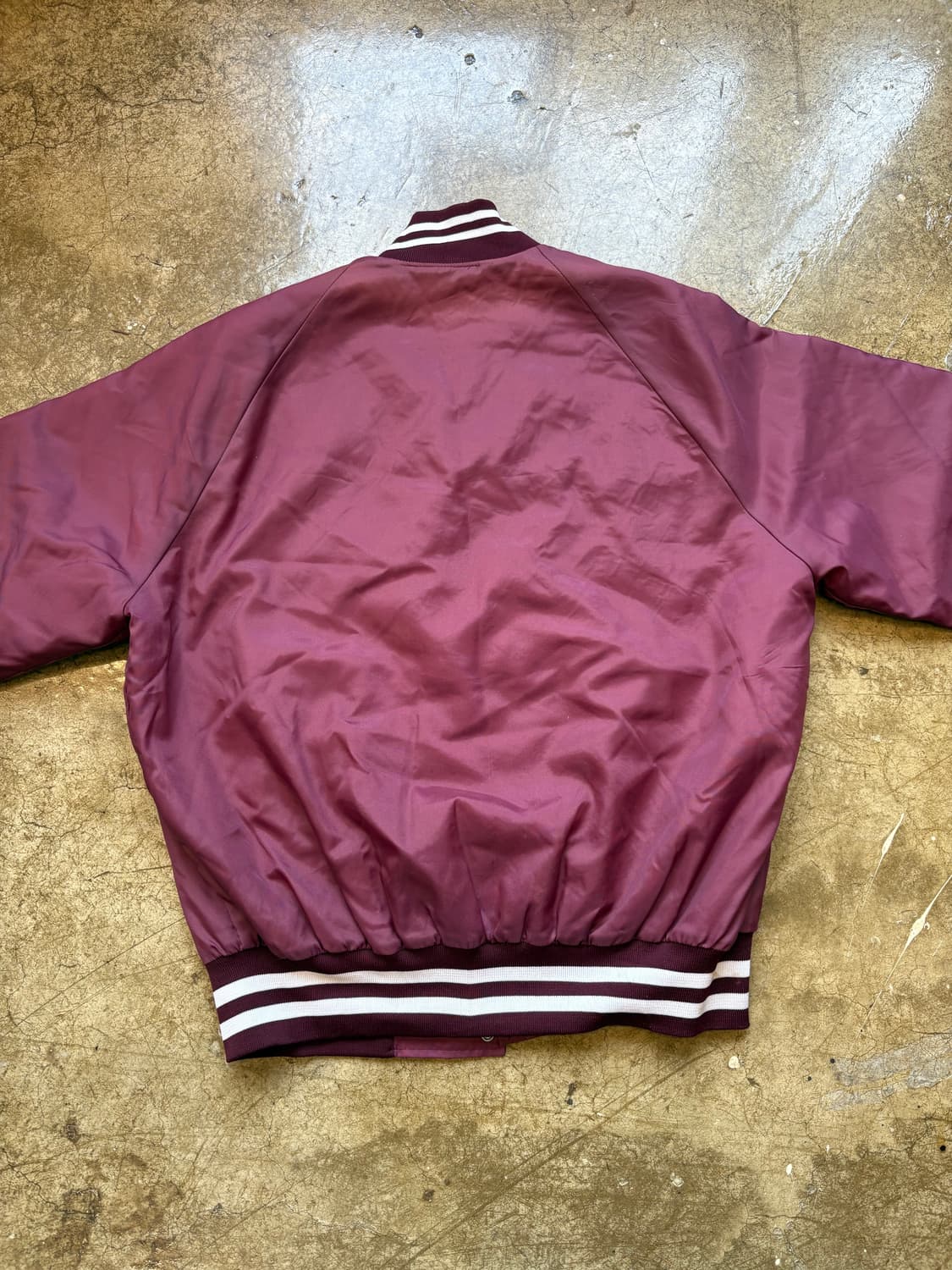 80s USA Bob 나일론 쉘 바시티 상품이미지7