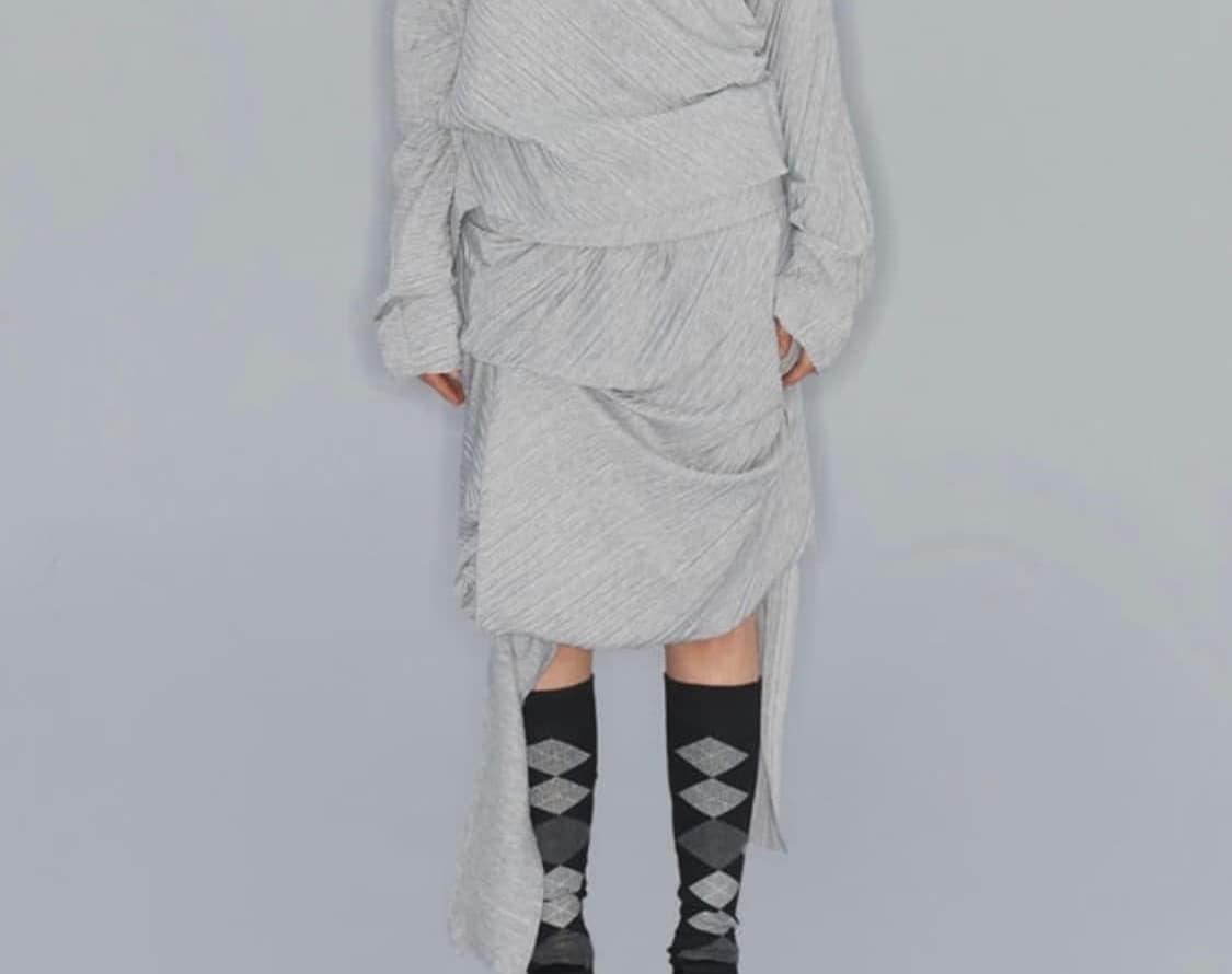 (구해요)Openyy pleats skirt light grey 상품이미지1