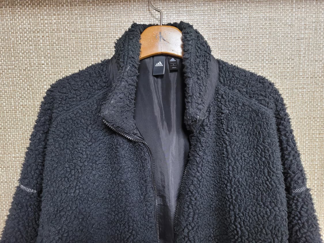 110사이즈 아디다스 오버핏 후리스 플리스 자켓 뽀글이 상품이미지2