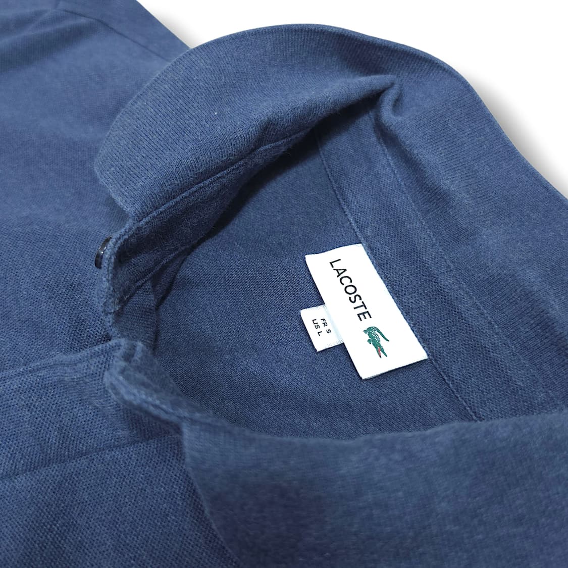 [105] 라코스테 멜란지 블루 파리 긴팔 카라티셔츠 상품이미지7