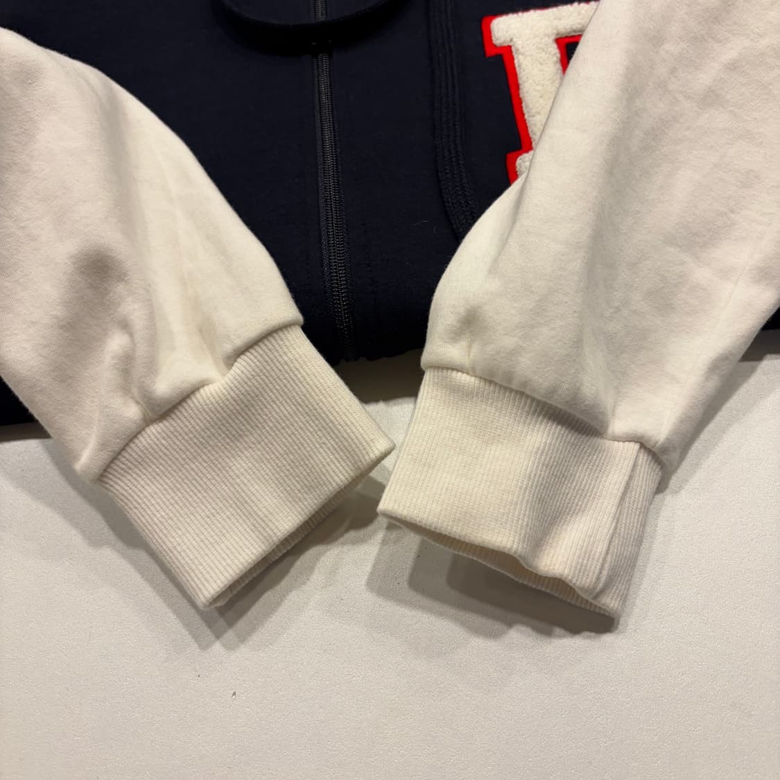 [L] 두산베어스 빅로고 배색 후드집업 C213 상품이미지8