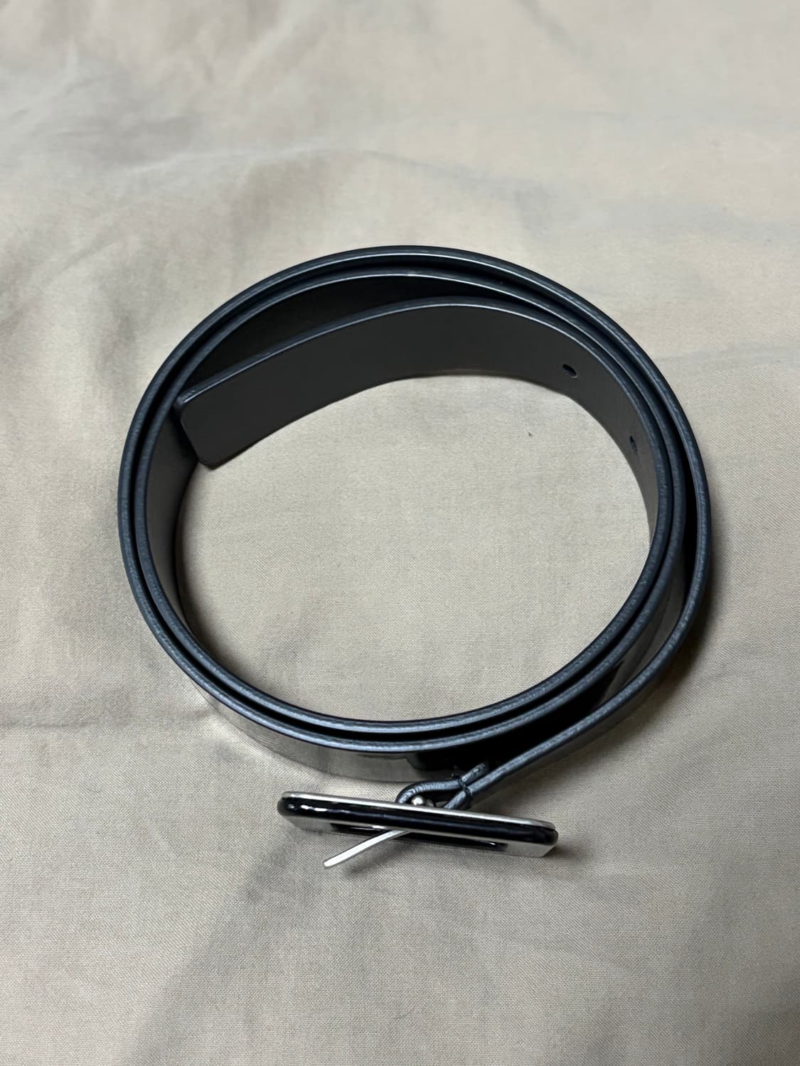 생로랑 / 블랙 스퀘어 벨트 / 85cm 상품이미지10