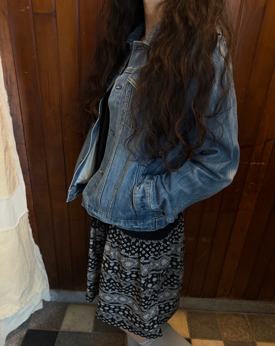 earth music denim jacket 상품이미지1