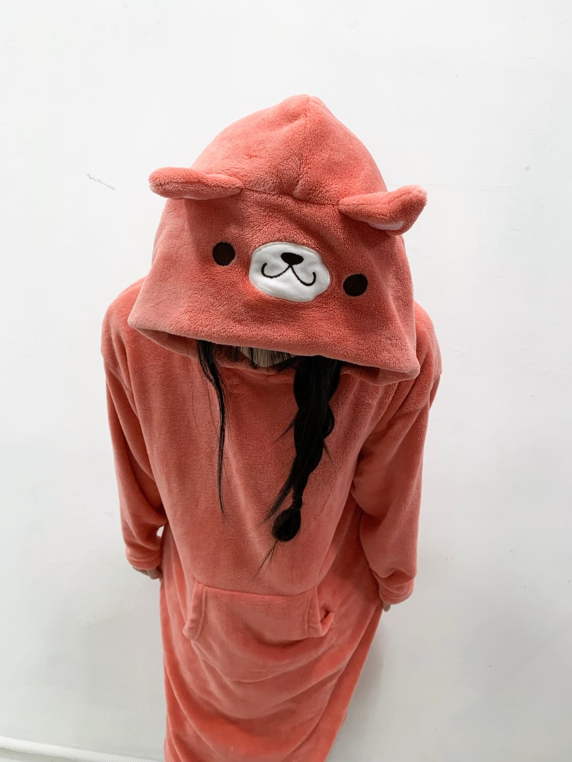 [STPR] 네코미미 폭닥 후드 파자마 원피스 상품이미지2