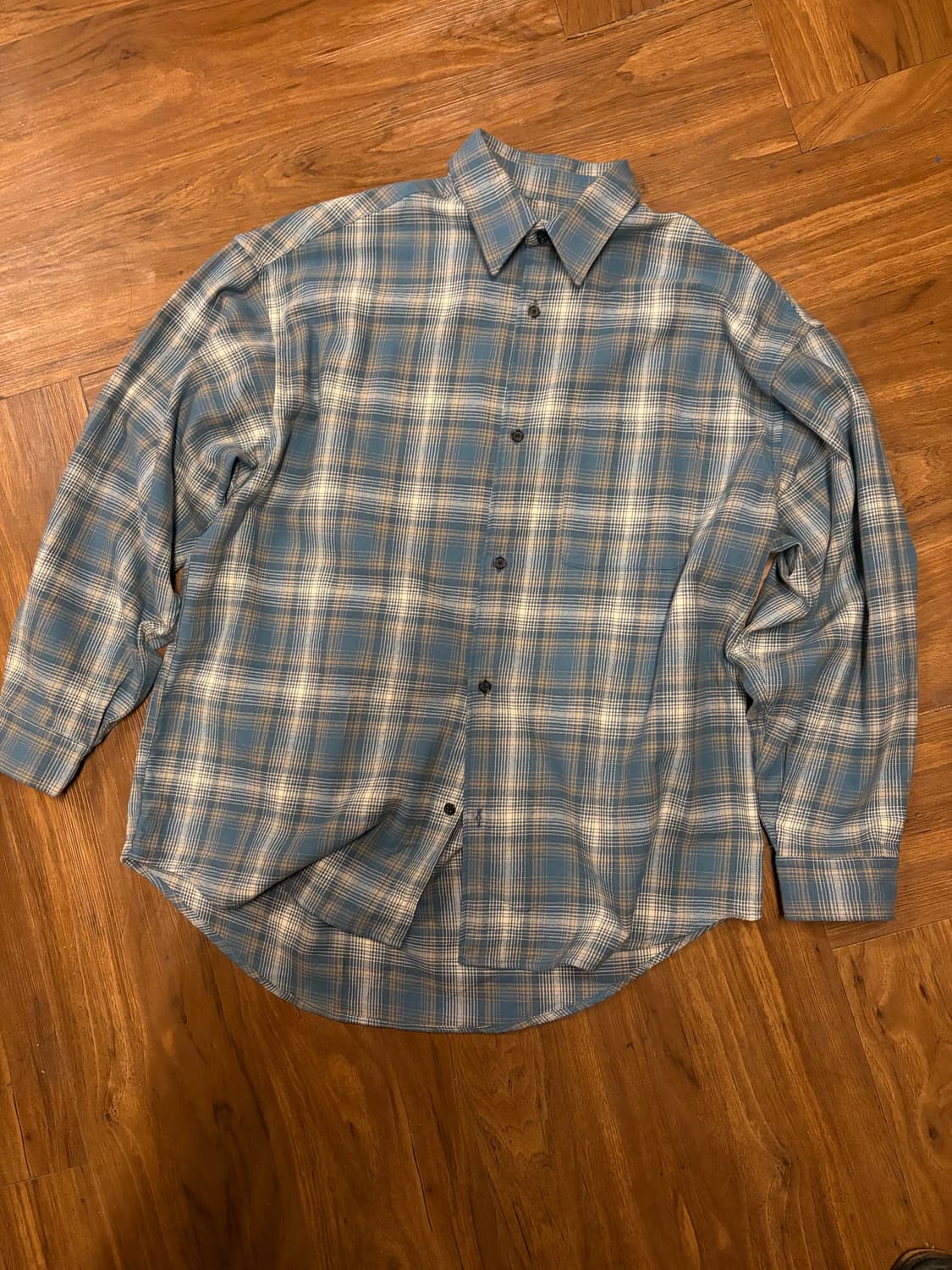 FREAK'S STORE BLUE CHECK SHIRT 상품이미지3